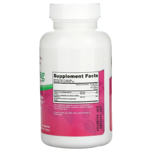 Fairhaven Health, Peapod, комплекс витаминов Кальций-Магний, 60 капсул