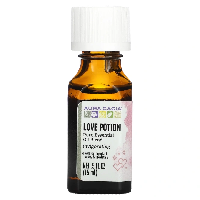 Aura Cacia, Love Potion, ,5 жидких унций (15 мл)