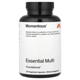 Momentous, Essential Multi, мультивитамины, 120 вегетарианских капсул