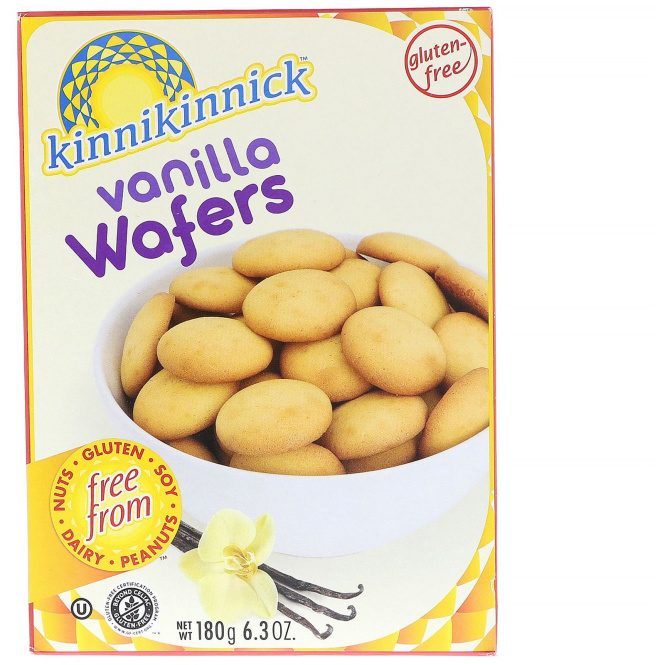Kinnikinnick Foods, Vanilla Wafers, 6.3 oz (180 g)