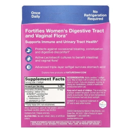 Nature's Way, Пробиотические горошины для женщин, поддерживающие пищеварительную систему и микрофлору, 30 мягких капсул
