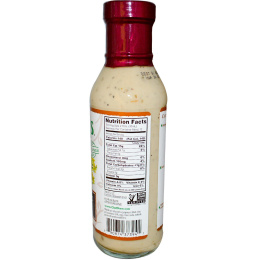 Drew's Organics, Соус и маринад, Обжареный чеснок и перец 12 жидких унции (354 мл)