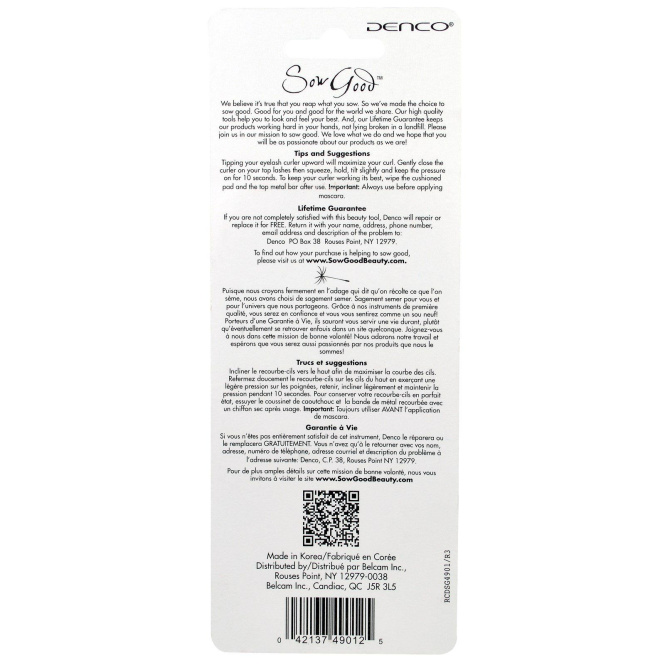 Sow Good, Инструмент для завивки ресниц, 1 шт.