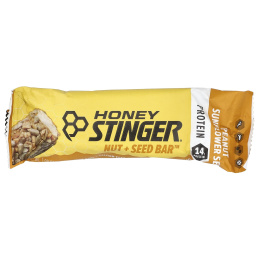 Honey Stinger, Nut + Seed Bar ™, арахис и семена подсолнечника, 12 батончиков по 56 г (1,98 унции)