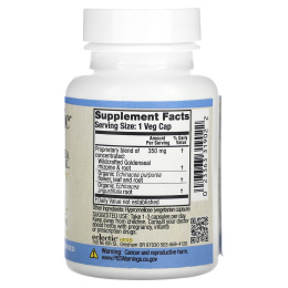 Eclectic Herb, эхинацея и желтокорень, 350 мг, 90 веганских капсул