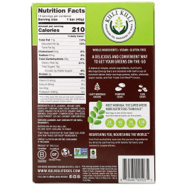 Kuli Kuli, Энергетический батончик с морингой, черный шоколад, 12 батончиков, 45 г каждый