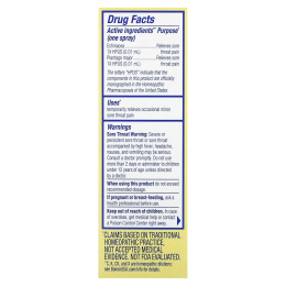 Boiron, ThroatCalm®, спрей, для детей от 12 лет, травяная мята, 20 мл (0,68 жидк. унции)