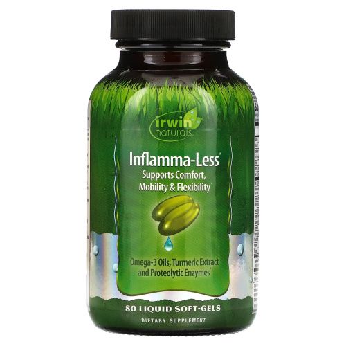 Irwin Naturals, Inflamma-Less, 80 гелевых капсул