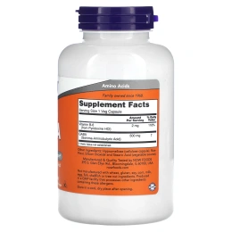 NOW GABA 500 mg, 200 капсул