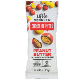 Little Secrets, Dark Chocolate Pieces, Peanut Butter, 1.5 oz (42.5 g)