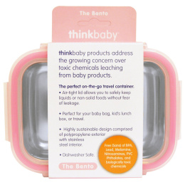Think, Thinkbaby, ланч бокс, розовый, 9 унций (250 мл)