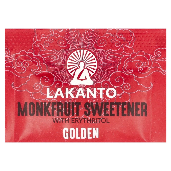 Lakanto, подсластитель из архата с эритритолом, золотой, 30 пакетиков, 90 г (3,17 унции)