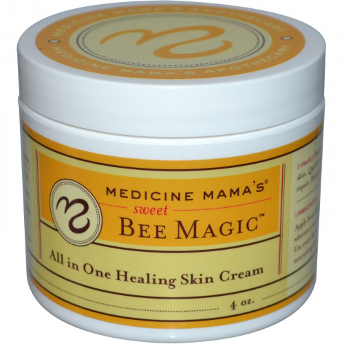 Medicine Mama's, Сладкая магия пчел, все в одном, крем для залечивания кожи, 4 унции