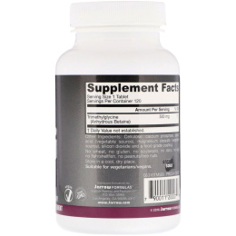 Jarrow Formulas, TMG, триметилглицин, 500 мг, 120 таблеток