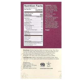 Teeccino, обжаренный травяной чай, ванильно-ореховый вкус, без кофеина, 25 чайных пакетиков, 150 г (5,3 унции)