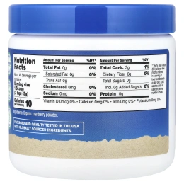 Nutricost, органическая клюква, без добавок, 227 г (8,1 унции)