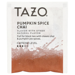 TAZO, Black Tea, чай с тыквенными специями, 20 чайных пакетиков, 50 г (1,76 унции)