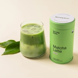 Morning Made, латте с матча, оригинальный вкус, 300 г (10,58 унции)
