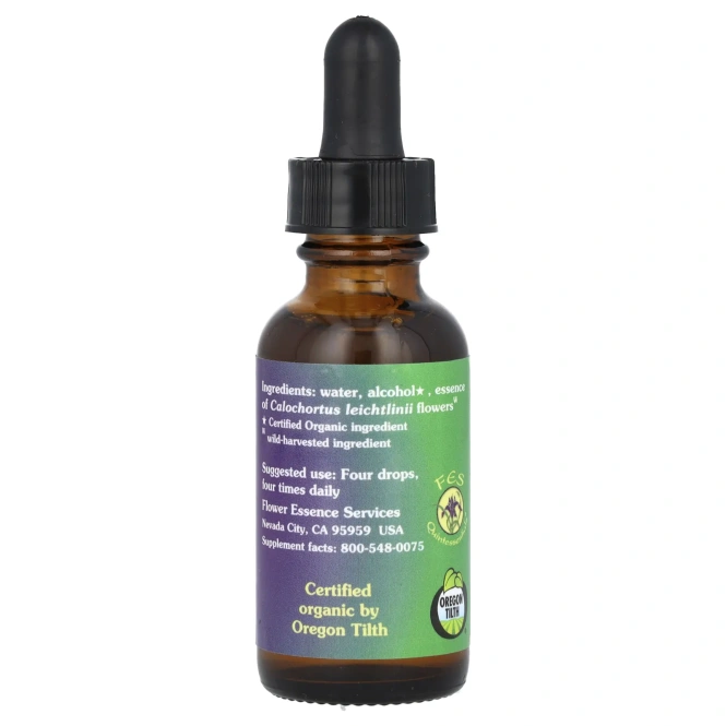 Flower Essence Services, Mariposa Lily, цветочная эссенция, 30 мл (1 жидк. унция)