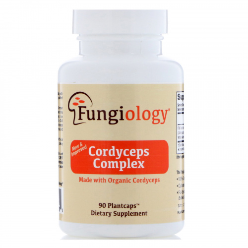 Fungiology, Комплекс кордицепсов, 90 растительных капсул (Discontinued Item)