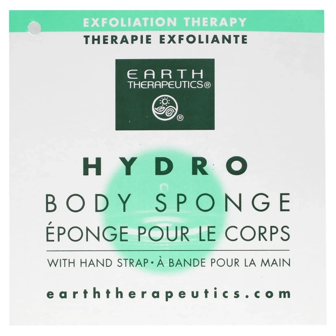 Earth Therapeutics, Губка Hydro Body, синяя, 1 шт.