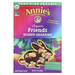 Annie's Homegrown, Organic Friends Bunny Grahams ™, шоколадная крошка, шоколад и мед, 198 г (7 унций)