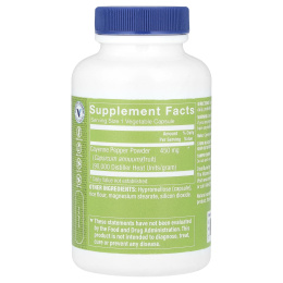 The Vitamin Shoppe, Кайенский перец, 100 растительных капсул (450 мг на капсулу)