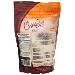 HealthSmart Foods, Inc., Choco-Rite Protein Powder, Caramel Mocha Net Wt. 418g (14.7 oz)