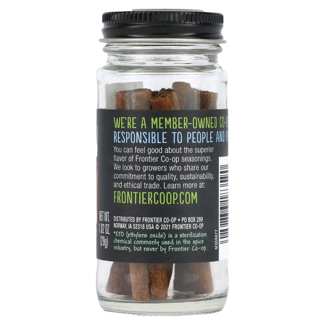 Frontier Co-op, Палочки корицы, 29 г (1,02 унции)