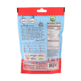 Torie & Howard, Органический продукт, Кислые жевательные фруктовые конфеты, Кислая вишня, 4 унц. (113,40 г)