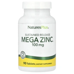 Nature's Plus, Мега цинк, 100 мг, 90 таблеток