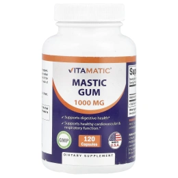 Vitamatic, мастиковая смола, 120 капсул (500 мг в 1 капсуле)