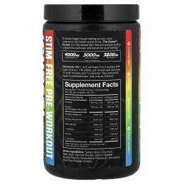 JNX Sports, Stim-Free Pump, предтренировочная добавка, кислая конфета, 580 г (20,4 унции)