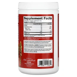 Health Plus, "Чистка кишечника", средство для чистки толстого кишечника, подслащенное стевией, с освежающим клубничным вкусом, 9 унций (255 г)