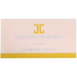Jayjun Cosmetic, Гелевый патч для глаз с чаем каркадэ, 60 патчей, по 1,4 г каждый