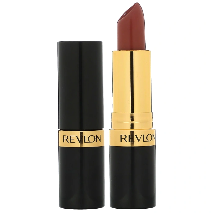 Revlon, Помада Super Lustrous, кремовая, оттенок 130 «Розовый бархат», 4,2 г