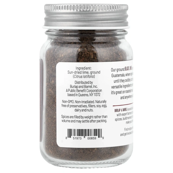 Burlap & Barrel, черный лайм, молотый, 79 г (2,8 унции)