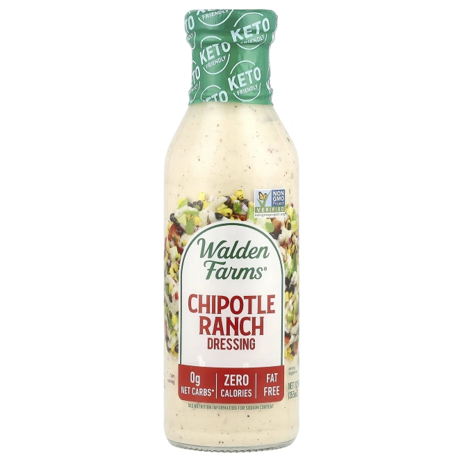 Walden Farms, Chipotle Ranch заправка, 12 жидких унций (355 мл)