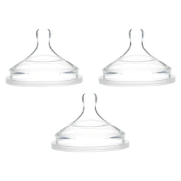 Boon, Nursh, силиконовые соски, среднего размера, от 3 месяцев`` 3 соски