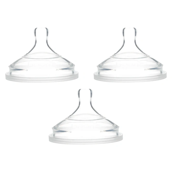 Boon, Nursh, силиконовые соски, среднего размера, от 3 месяцев`` 3 соски