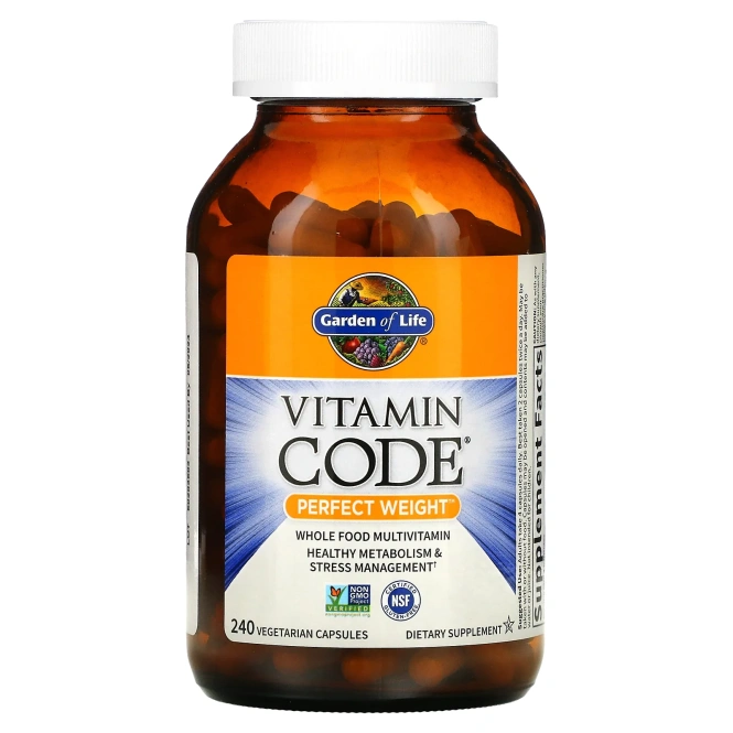 Garden of Life, Vitamin Code, идеальный вес, 240 растительных капсул UltraZorbe
