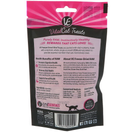 Vital Essentials, Vital Cat, высушенное сублимацией лакомство для кошек, куриная грудка, 1,0 унц. (28,3 г)