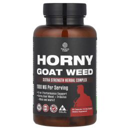 Nature's Craft, Horny Goat Weed, травяной комплекс Xxtra Strength, 1000 мг, 90 капсул (500 мг на капсулу)