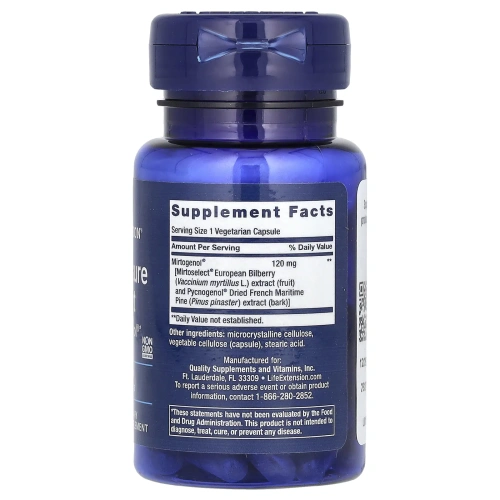 Life Extension, Eye Pressure Support с миртогенолом, 30 вегетарианских капсул