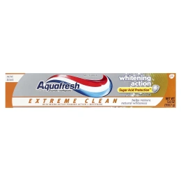 Aquafresh, Экстремально чистая зубная паста с фтором, отбеливающее действие, мятный крем, 158,7 г (5,6 унции)