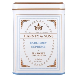 Harney & Sons, Classic Collection, Earl Grey Supreme, 20 пакетиков, 40 г (1,4 унции)