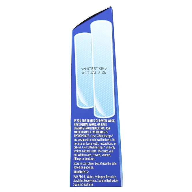 Crest, 3D Whitestrips, Classic Vivid, комплект для отбеливания зубов, 20 полосок