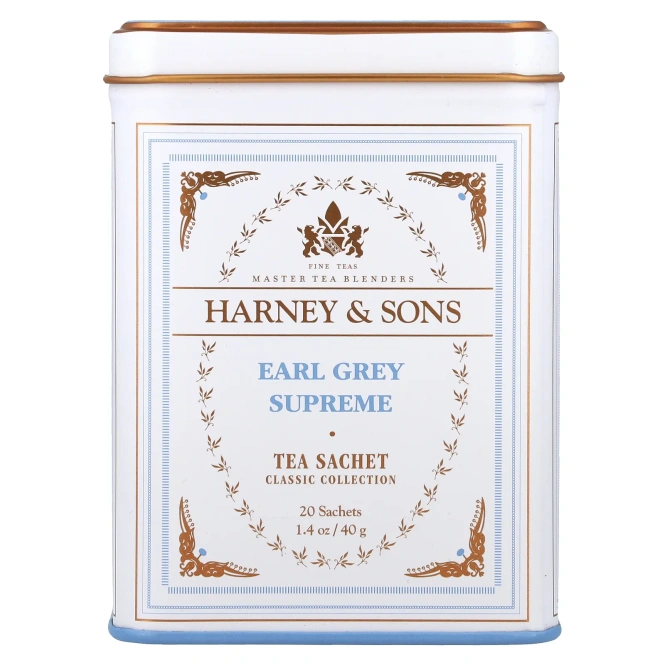 Harney & Sons, Classic Collection, Earl Grey Supreme, 20 пакетиков, 40 г (1,4 унции)