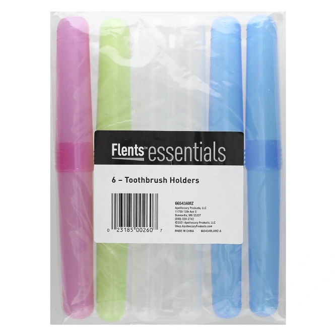 Flents, Essentials, подставка для зубных щеток, 6 шт.