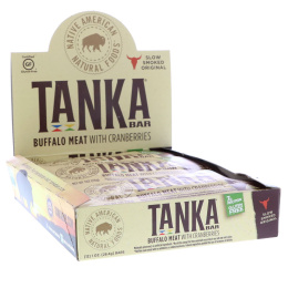 Tanka, Bar, Buffalo Meat with Cranberries, 12 Bars, 1 oz (28.4 g) Each